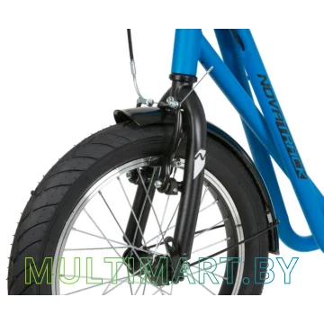 Самокат Novatrack Stamp N1 City Line 16STAMPN1CL.BL20 (синий, 2020) картинка 4